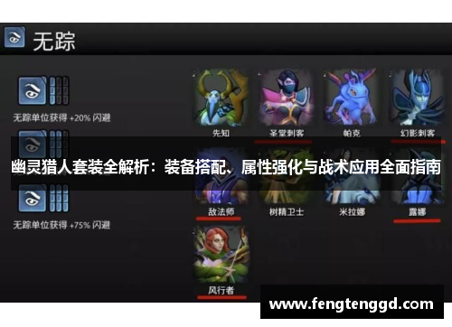 幽灵猎人套装全解析：装备搭配、属性强化与战术应用全面指南